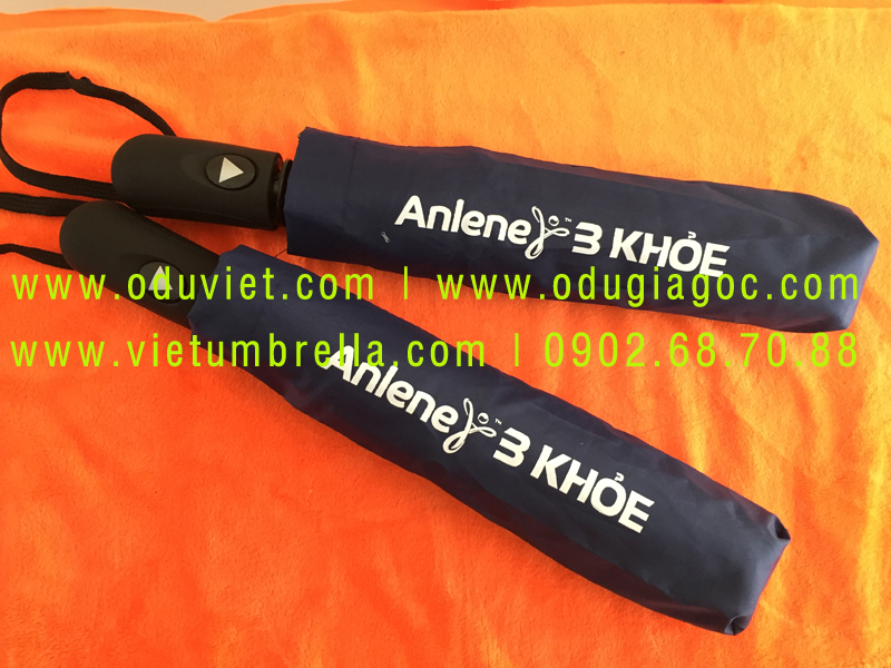 xưởng sản xuất ô dù cầm tay in logo quảng cáo